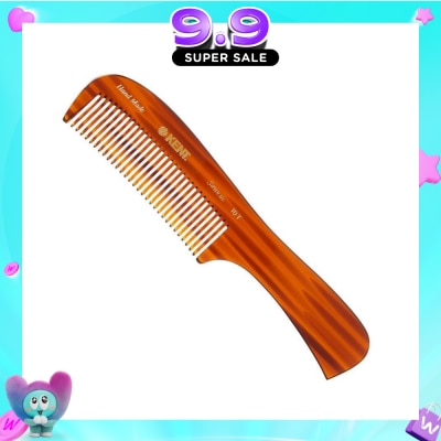 KENT BRUSHES - A10T (Handmade Large Rake Comb For Dry Combing Or Applying Conditioner To Wet, Thick Hair) 1s image