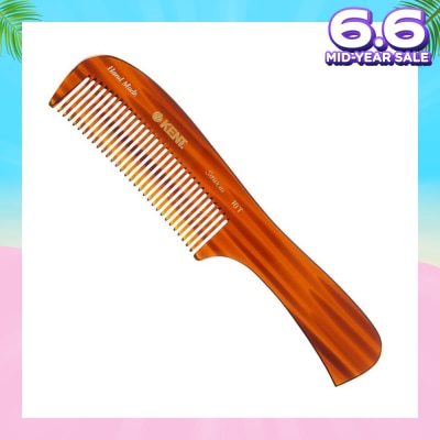 KENT BRUSHES A10T (Handmade Large Rake Comb For Dry Combing Or Applying Conditioner To Wet, Thick Hair) 1s