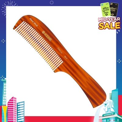 KENT BRUSHES A10T (Handmade Large Rake Comb For Dry Combing Or Applying Conditioner To Wet, Thick Hair) 1s