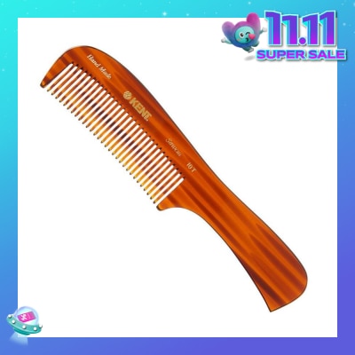 KENT BRUSHES A10T (Handmade Large Rake Comb For Dry Combing Or Applying Conditioner To Wet, Thick Hair) 1s