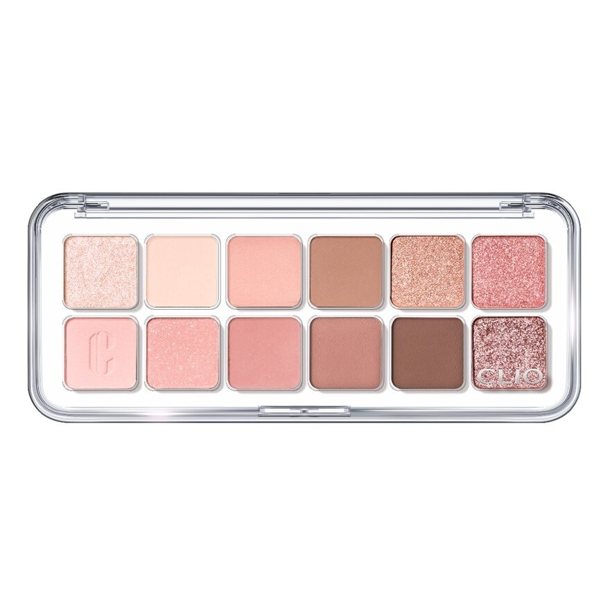 Pro Eye Palette Air (02 Rose Connect), No Fall Outs. Blends Softly On Your Eyes, True To Its Color 7.2g