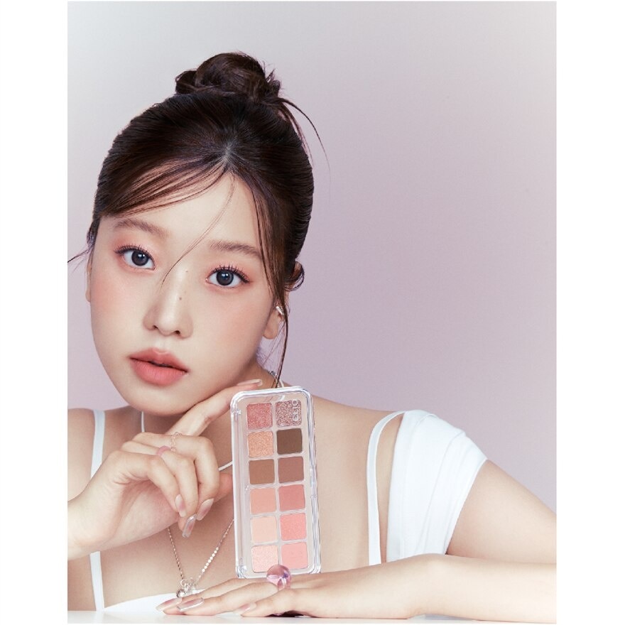 Pro Eye Palette Air (02 Rose Connect), No Fall Outs. Blends Softly On Your Eyes, True To Its Color 7.2g