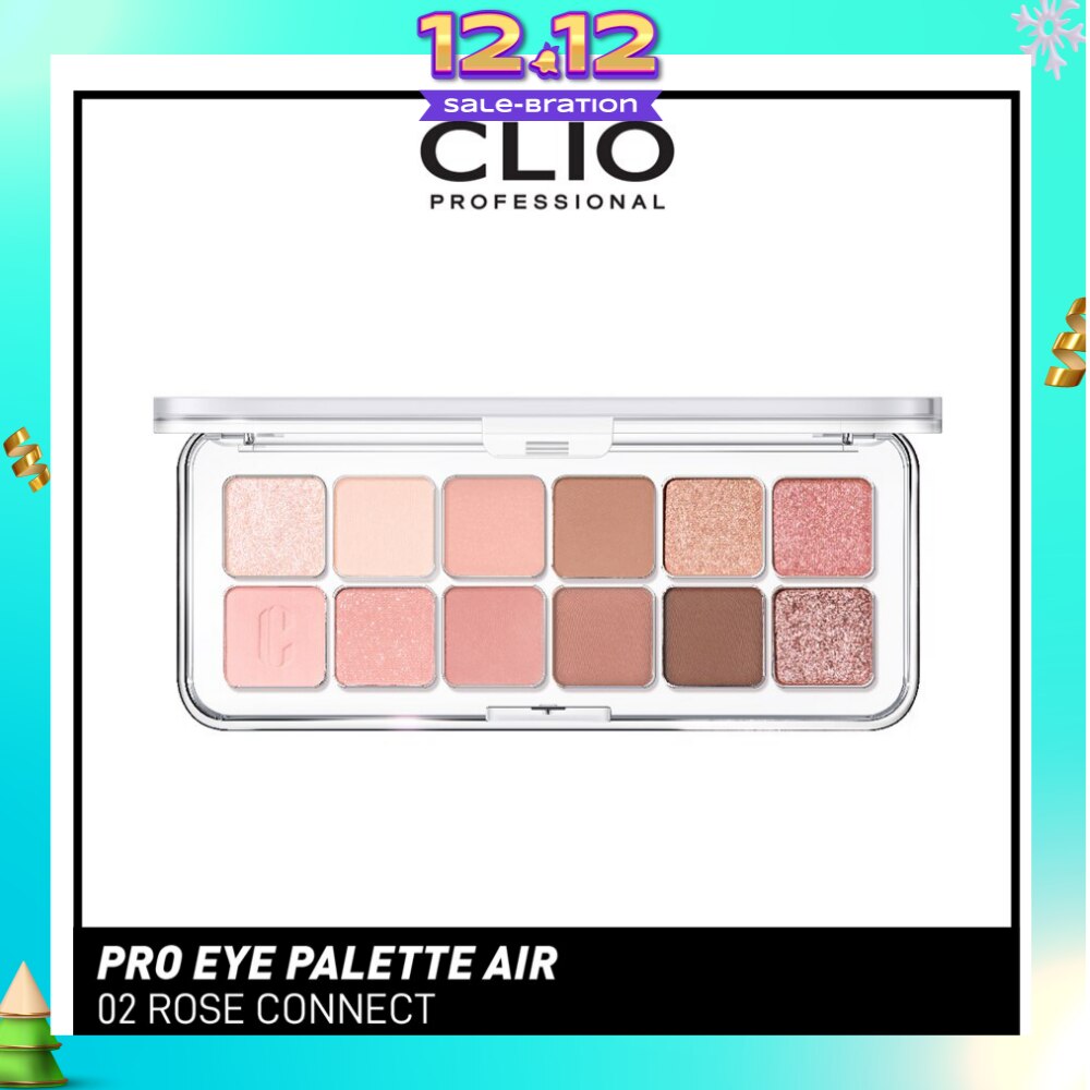 Pro Eye Palette Air (02 Rose Connect), No Fall Outs. Blends Softly On Your Eyes, True To Its Color 7.2g