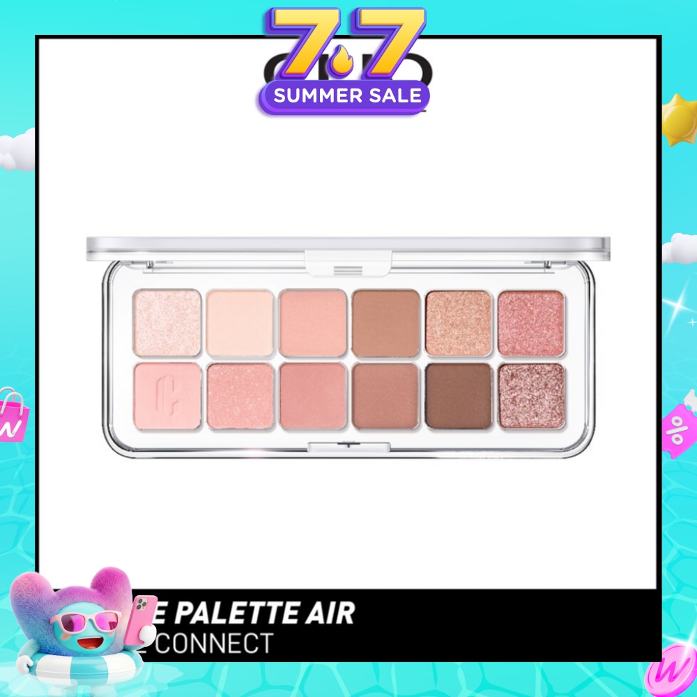 Pro Eye Palette Air (02 Rose Connect), No Fall Outs. Blends Softly On Your Eyes, True To Its Color 7.2g