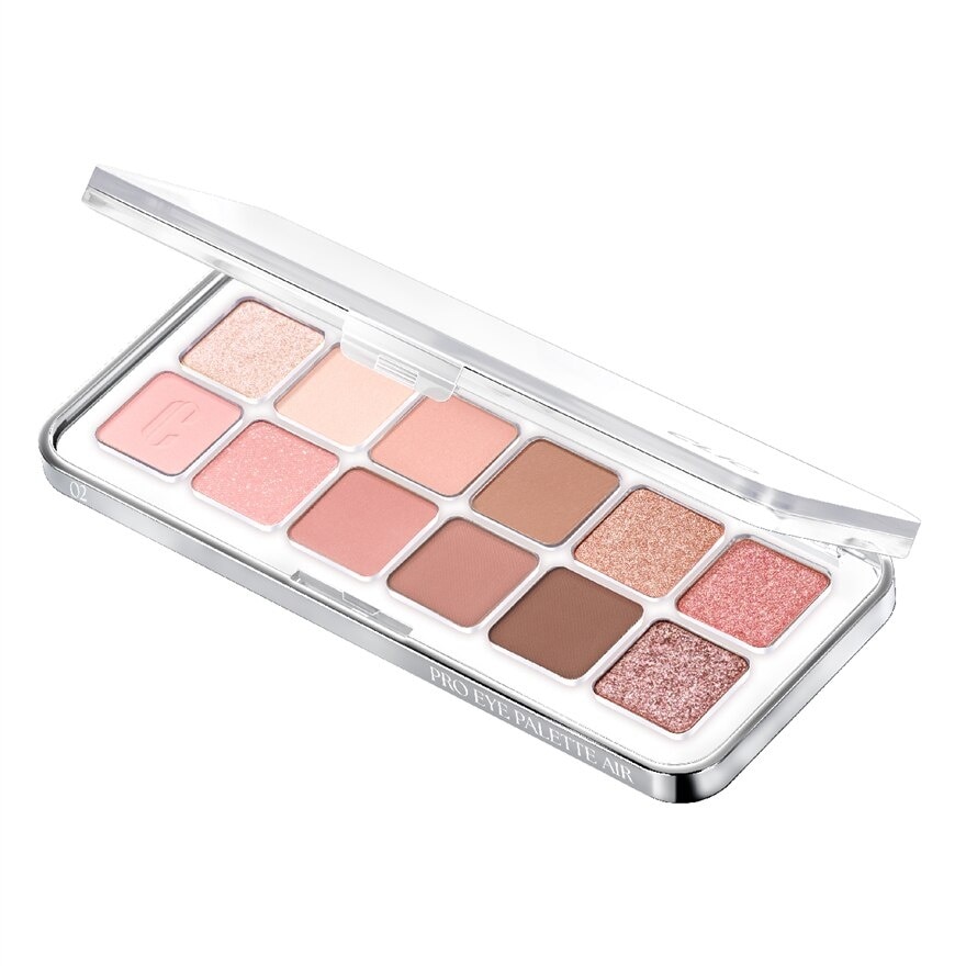 Pro Eye Palette Air (02 Rose Connect), No Fall Outs. Blends Softly On Your Eyes, True To Its Color 7.2g