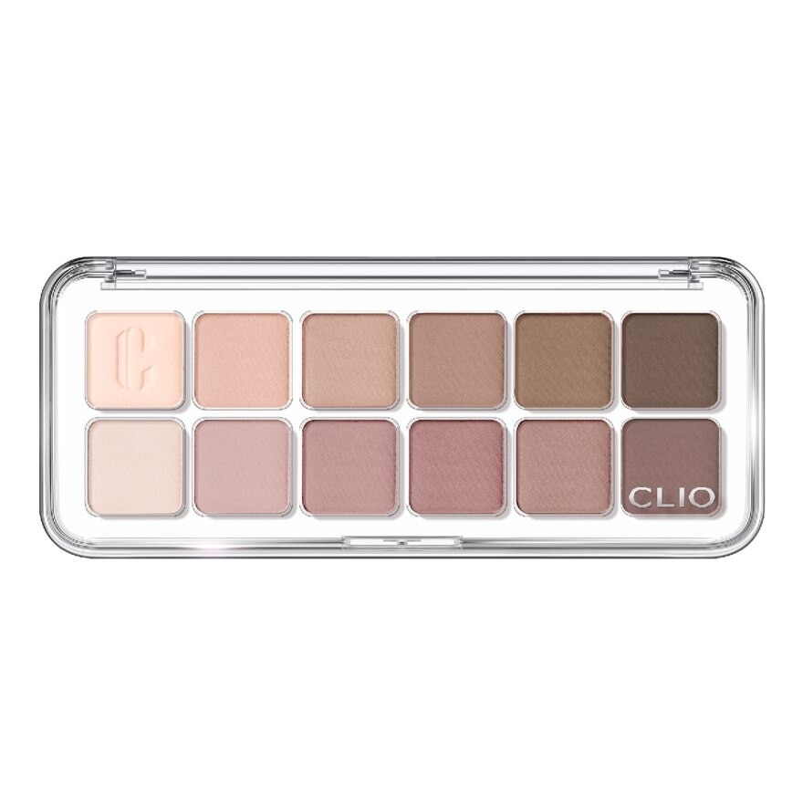 Pro Eye Palette Air (03 Mute Library), No Fall Outs. Blends Softly On Your Eyes, True To Its Color 7.2g