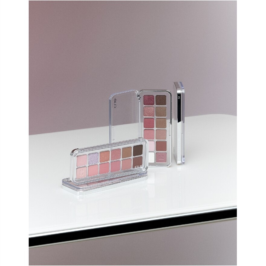 Pro Eye Palette Air (04 Pink Pairing), No Fall Outs. Blends Softly On Your Eyes, True To Its Color 7.2g