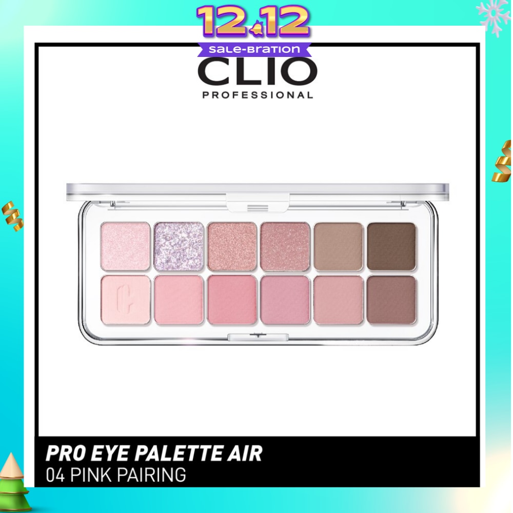 Pro Eye Palette Air (04 Pink Pairing), No Fall Outs. Blends Softly On Your Eyes, True To Its Color 7.2g (Expiry: Sep`2026)