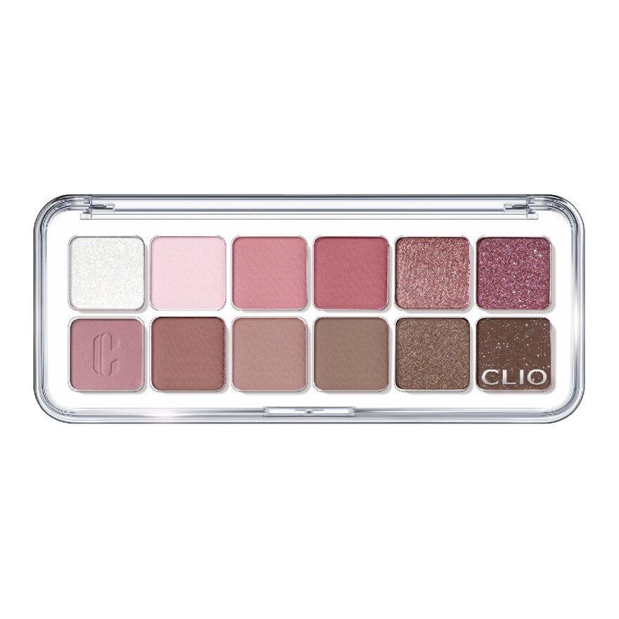 Pro Eye Palette Air (05 Orchid Cloud), No Fall Outs. Blends Softly On Your Eyes, True To Its Color 7.2g