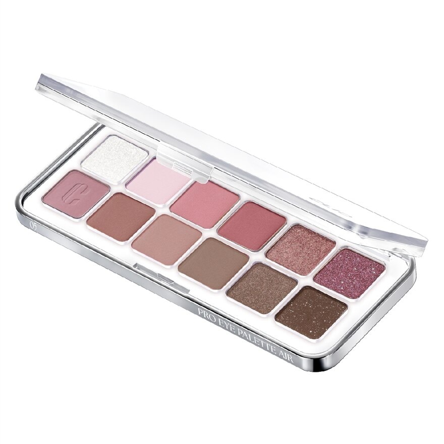 Pro Eye Palette Air (05 Orchid Cloud), No Fall Outs. Blends Softly On Your Eyes, True To Its Color 7.2g