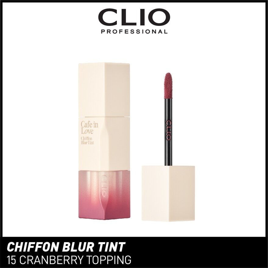 Chiffon Blur Tint (15 Cranberry Topping), Spread Softly On Lips And Sits Thin And Smooth, Matte Finishing, Non Glossy 3g