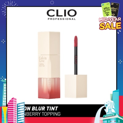 CLIO Chiffon Blur Tint (16 Fresh Beet Juice), Spread Softly On Lips And Sits Thin And Smooth, Matte Finishing, Non Glossy 3g