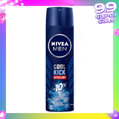 NIVEA MEN COOL KICK DEODORANT SPRAY 150ML