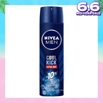 NIVEA MEN COOL KICK DEODORANT SPRAY 150ML