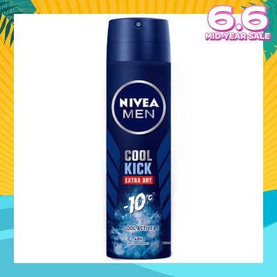 NIVEA MEN COOL KICK DEODORANT SPRAY 150ML