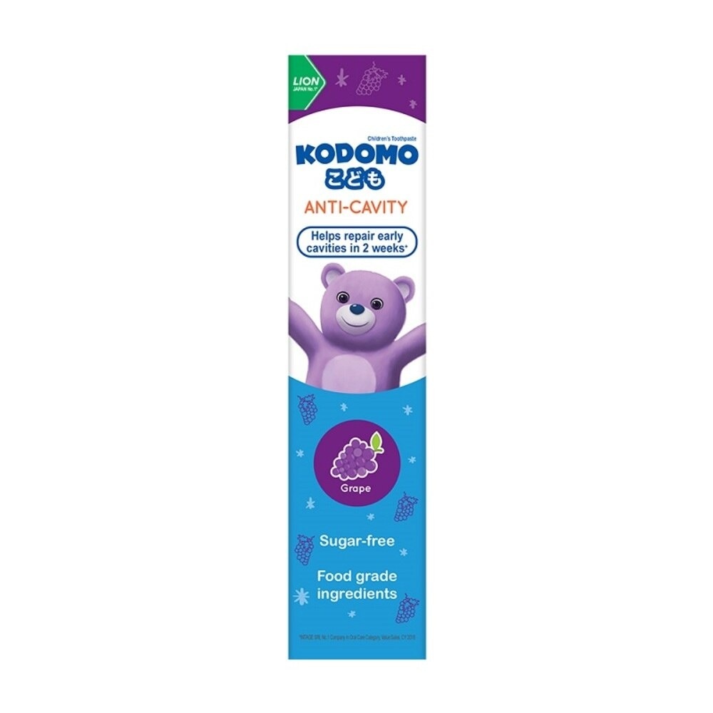 Anti-Cavity Children's Toothpaste 80g (Grape)