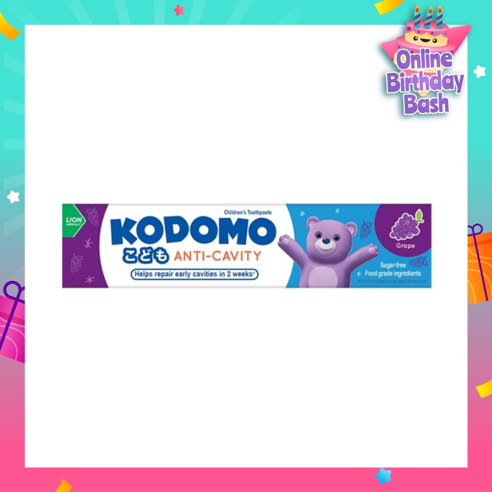 Anti-Cavity Children's Toothpaste 80g (Grape)