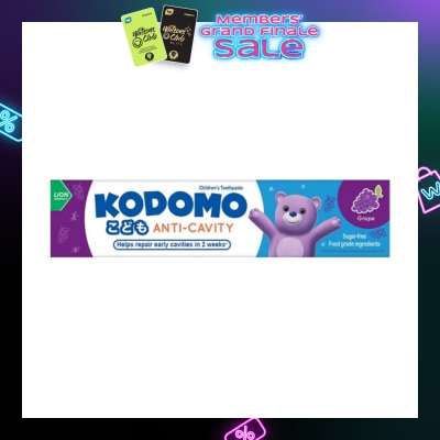 KODOMO Anti-Cavity Children's Toothpaste 80g (Grape)