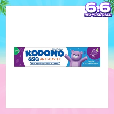 KODOMO Anti-Cavity Children's Toothpaste 80g (Grape)