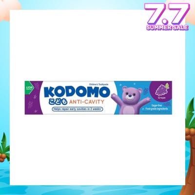 KODOMO Anti-Cavity Children's Toothpaste 80g (Grape)