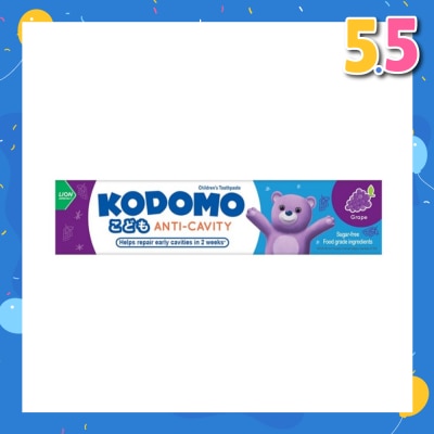 KODOMO Anti-Cavity Children's Toothpaste 80g (Grape)