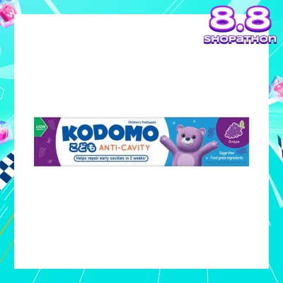 KODOMO Anti-Cavity Children's Toothpaste 80g (Grape)