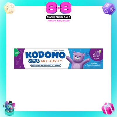 KODOMO - Anti-Cavity Children's Toothpaste 80g (Grape)