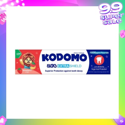 KODOMO Extra Shield Children's Toothpaste 65g (Strawberry)