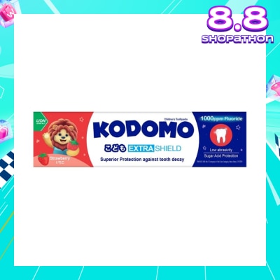 KODOMO Extra Shield Children's Toothpaste 65g (Strawberry)