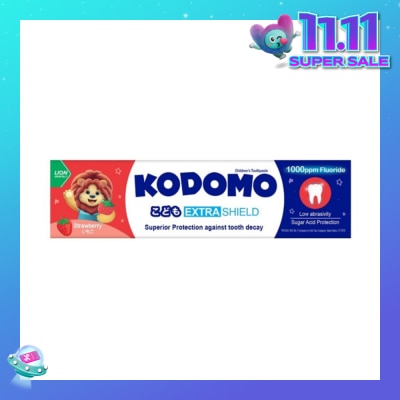 KODOMO Extra Shield Children's Toothpaste 65g (Strawberry)