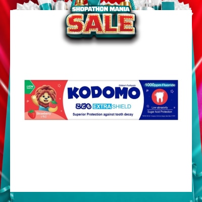 KODOMO - Extra Shield Children's Toothpaste 65g (Strawberry)