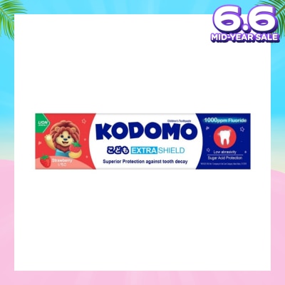 KODOMO Extra Shield Children's Toothpaste 65g (Strawberry)