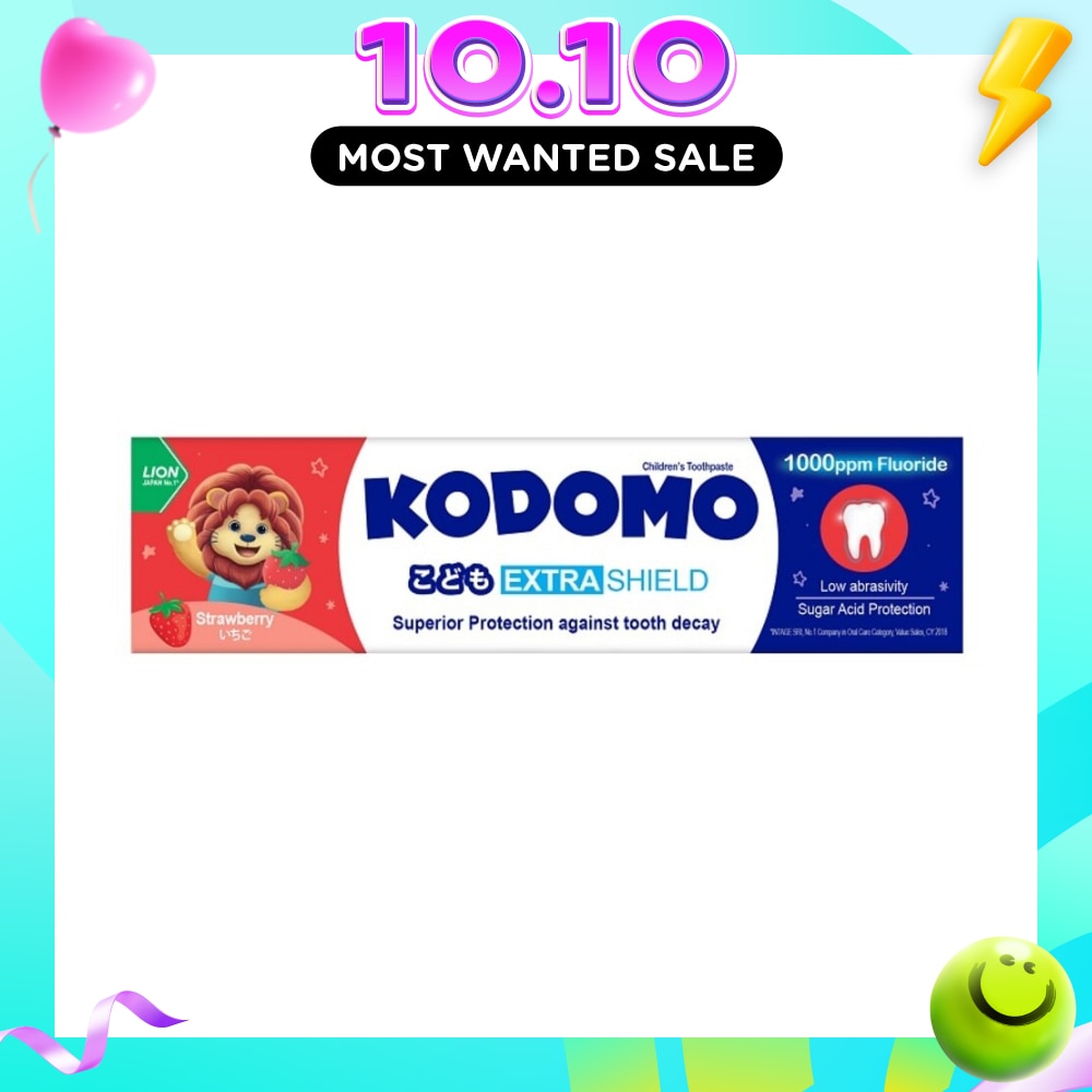 Extra Shield Children's Toothpaste 65g (Strawberry) image