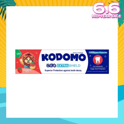 KODOMO Extra Shield Children's Toothpaste 65g (Strawberry)