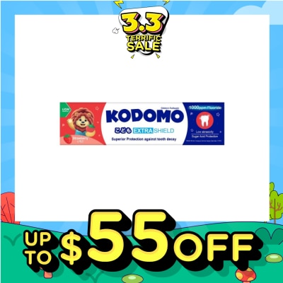 KODOMO Extra Shield Children's Toothpaste 65g (Strawberry)