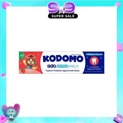 KODOMO - Extra Shield Children's Toothpaste 65g (Strawberry) image