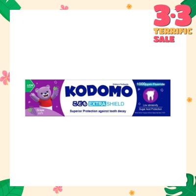 KODOMO Extra Shield Children's Toothpaste 65g (Grape)