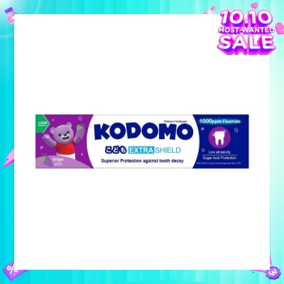 KODOMO Extra Shield Children's Toothpaste 65g (Grape)