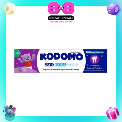 KODOMO - Extra Shield Children's Toothpaste 65g (Grape)