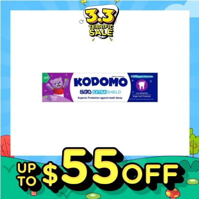 KODOMO Extra Shield Children's Toothpaste 65g (Grape)