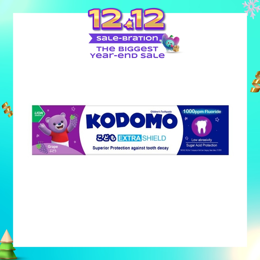 Extra Shield Children's Toothpaste 65g (Grape)