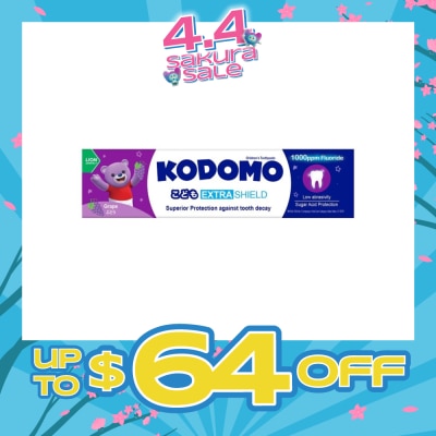 KODOMO - Extra Shield Children's Toothpaste 65g (Grape)