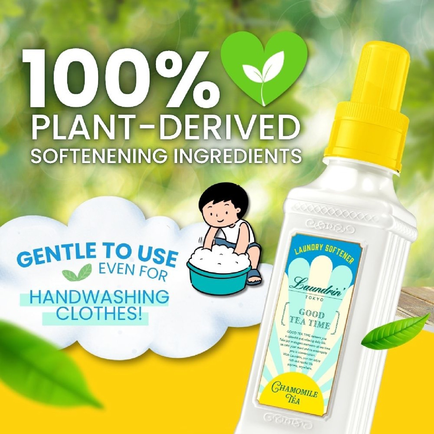 Good Tea Time Premium Fabric Softener Chamomile Tea 600ml