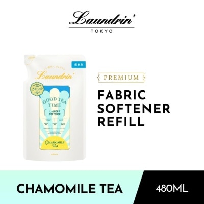 LAUNDRIN - Good Tea Time Premium Fabric Softener Chamomile Tea Refill Pack 480ml