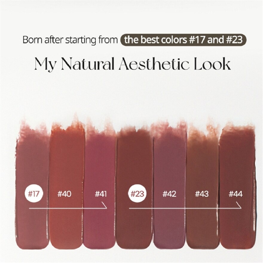 Ink Velvet (44 Chestnut Nude), Soft, Smooth, Velvety Lips, Long Lasting, Infused With Jojoba Oil, Hyaluronic Acid And Marine Collagen To Moisturize Lips 4g