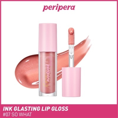 PERIPERA Ink Glasting Lip Gloss (04 So What), Helps Create A Volumized Looking Lip, Enriched With Jojoba Seed Oil To Offer A Long Lasting Nourishing Effect 3g