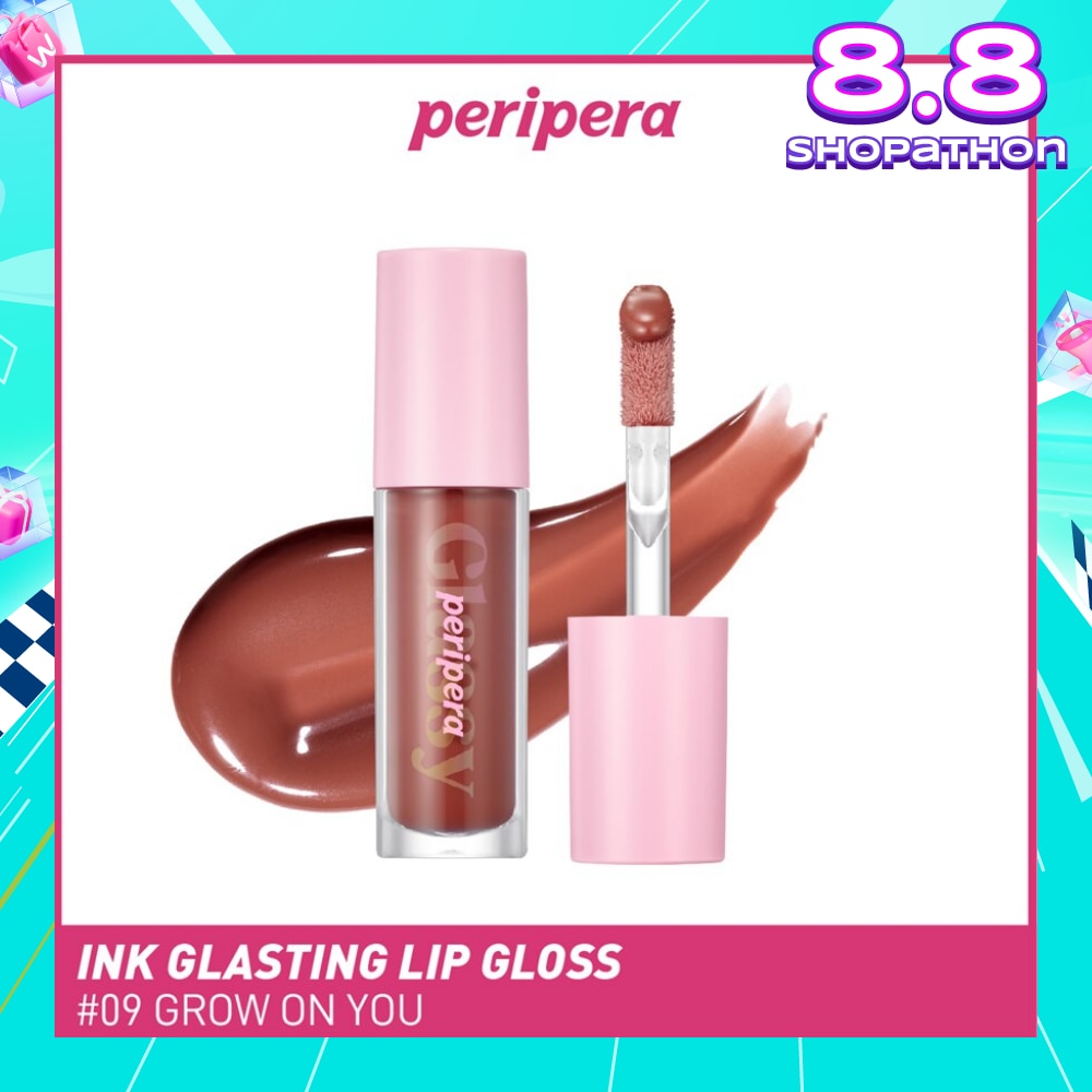 Ink Glasting Lip Gloss (06 Grow On You), Helps Create A Volumized Looking Lip, Enriched With Jojoba Seed Oil To Offer A Long Lasting Nourishing Effect 3g