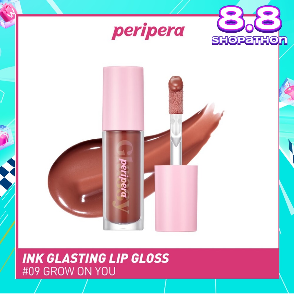 Ink Glasting Lip Gloss (06 Grow On You), Helps Create A Volumized Looking Lip, Enriched With Jojoba Seed Oil To Offer A Long Lasting Nourishing Effect 3g