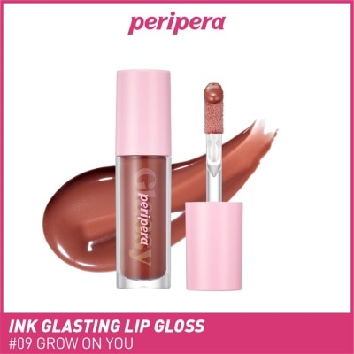 PERIPERA Ink Glasting Lip Gloss (06 Grow On You), Helps Create A Volumized Looking Lip, Enriched With Jojoba Seed Oil To Offer A Long Lasting Nourishing Effect 3g