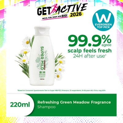SUPER MILD - Refreshing Green Meadow Fragrance Shampoo 220ml image